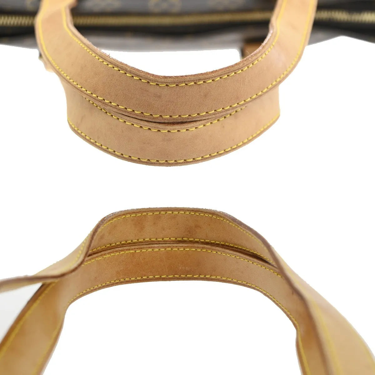 Louis Vuitton Cabas Mezzo Monogram Canvas Brown Canvas Shoulder Bag Bag (Pre-Owned)