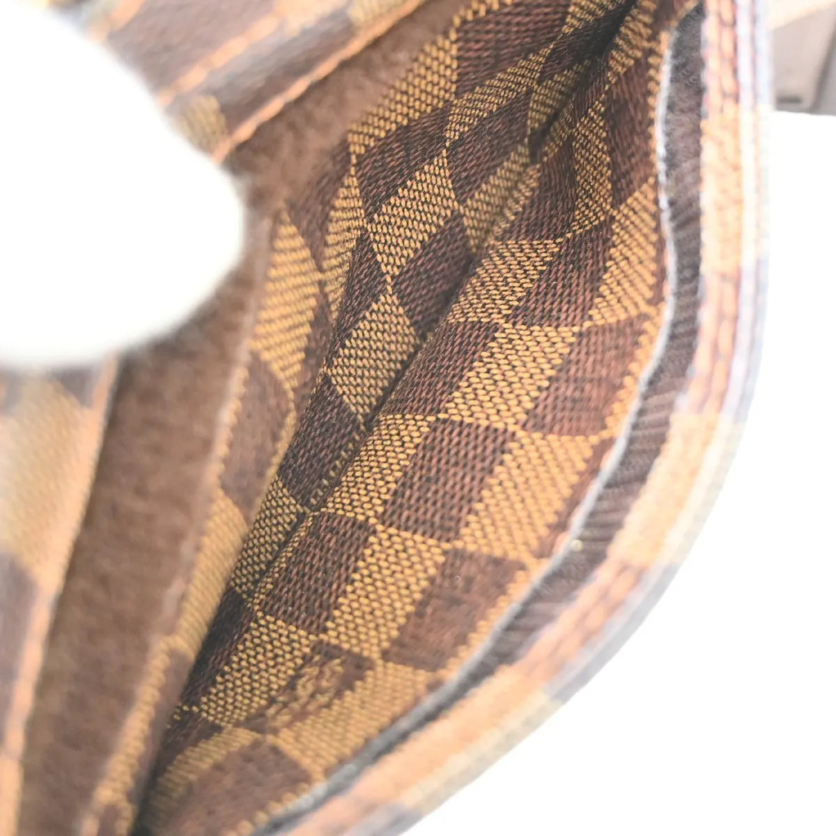 Louis Vuitton Geronimos Waist Damier Ebene Brown Canvas Shoulder Bag Bag (Pre-Owned)