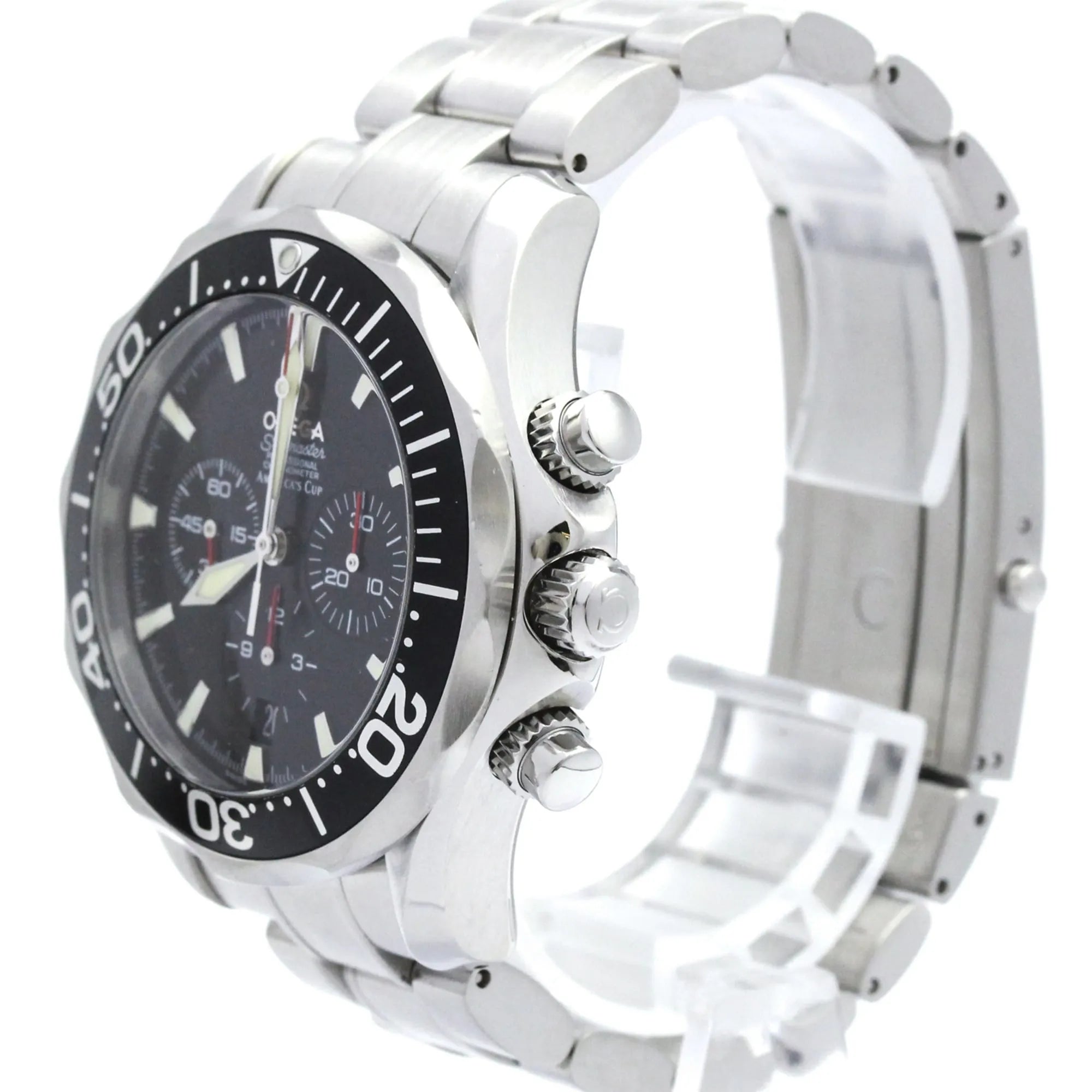 Omega Seamaster America's Cup Diver 300M Co-Axial Chronometer Automatic Stainless Steel And Ceramic Watch (Pre-Owned)