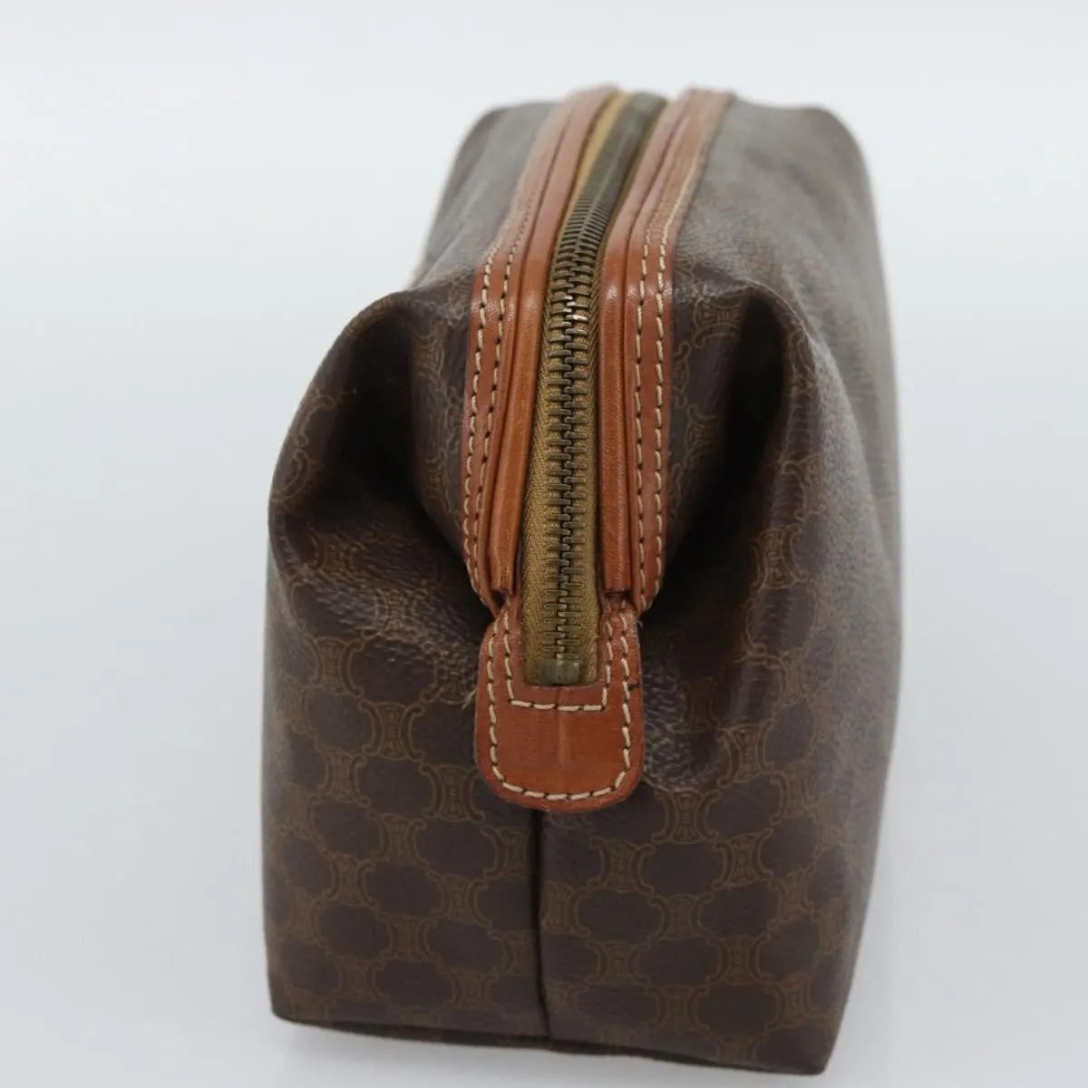 Celine C Macadam Canvas Brown Canvas Clutche & Pouche Bag (Pre-Owned)