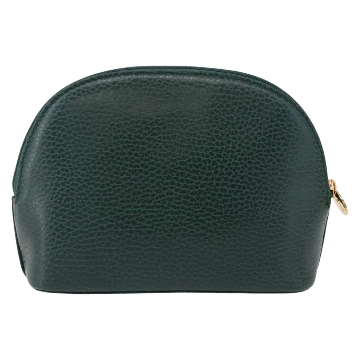 Cartier Marcello Clutch Leather Green Leather Clutche & Pouche Bag (Pre-Owned)