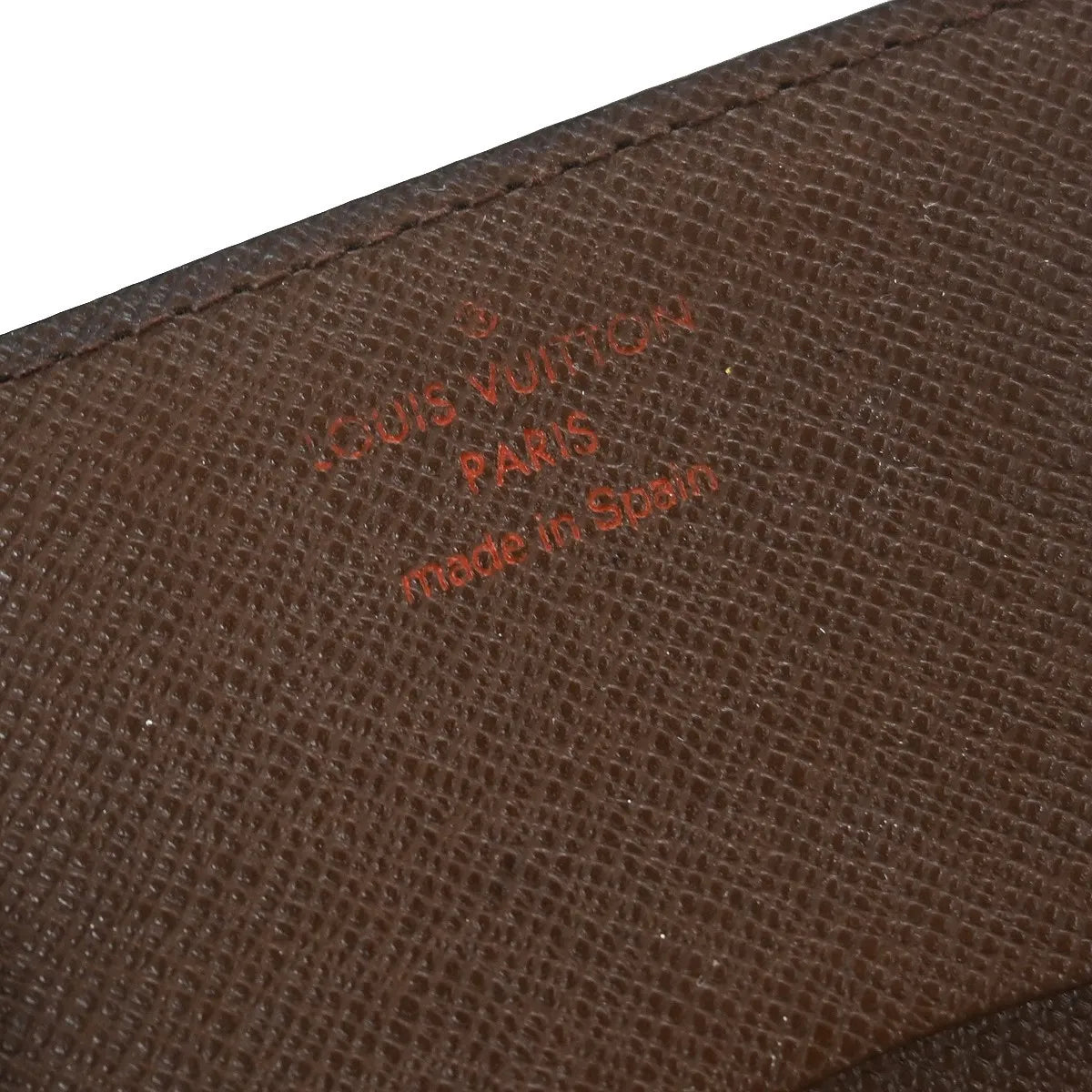 Louis Vuitton Bifold Damier Brown Canvas Wallets Accessory (Pre-Owned)