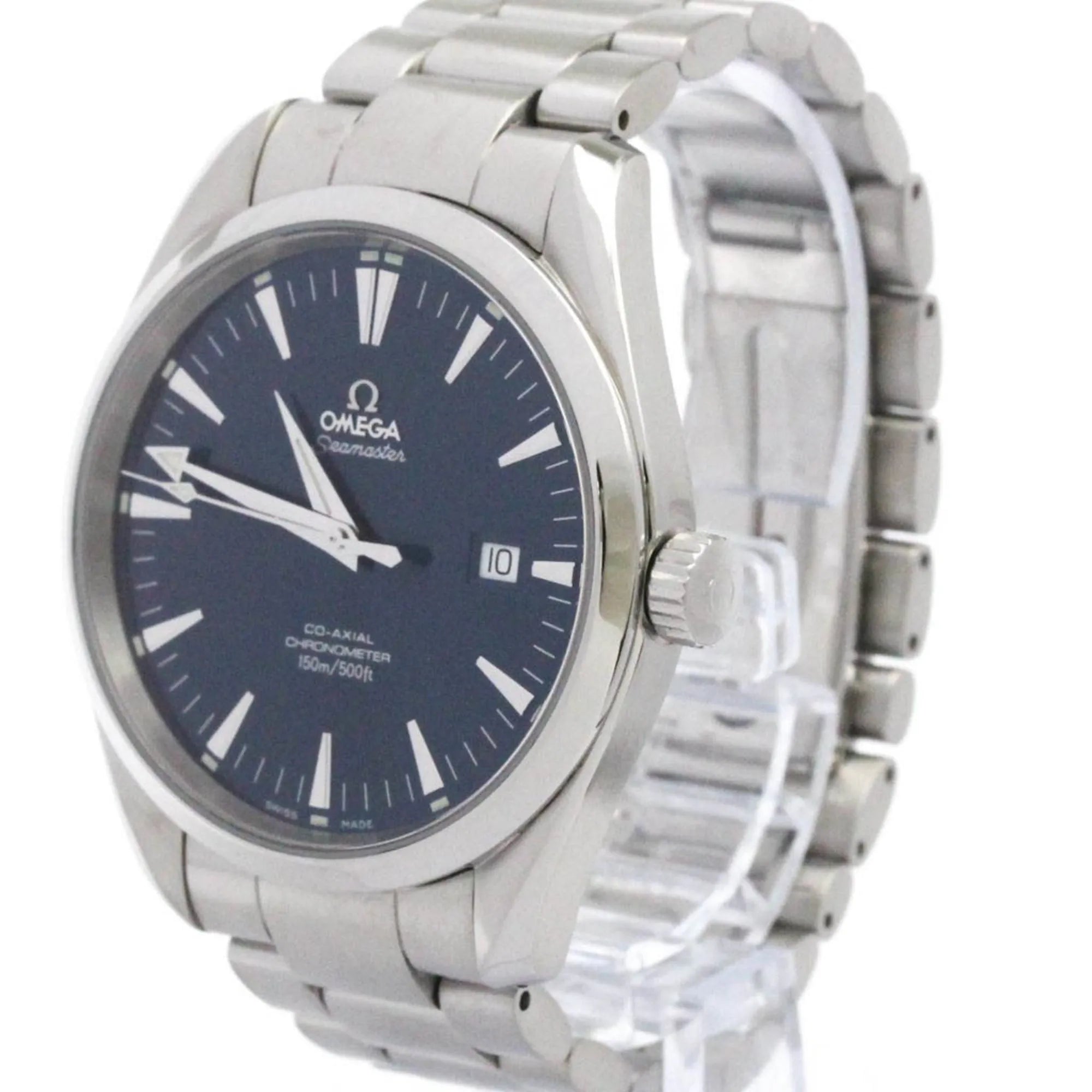 Omega Seamaster Aqua Terra 150M Co-Axial Chronometer Automatic Stainless Steel Watch (Pre-Owned)