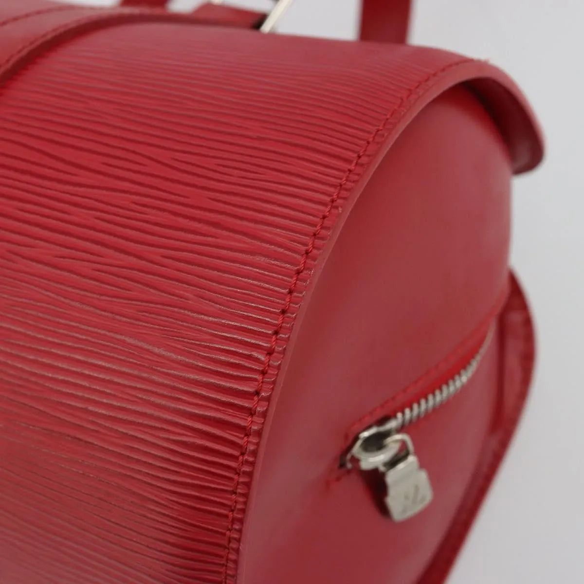 Louis Vuitton Soufflot Epi Leather Red Leather Handbag (Pre-Owned)