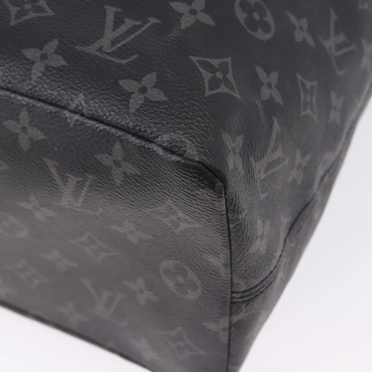 Louis Vuitton Cabas Light Drawstring Monogram Eclipse Canvas Black Canvas Tote Bag Bag (Pre-Owned)