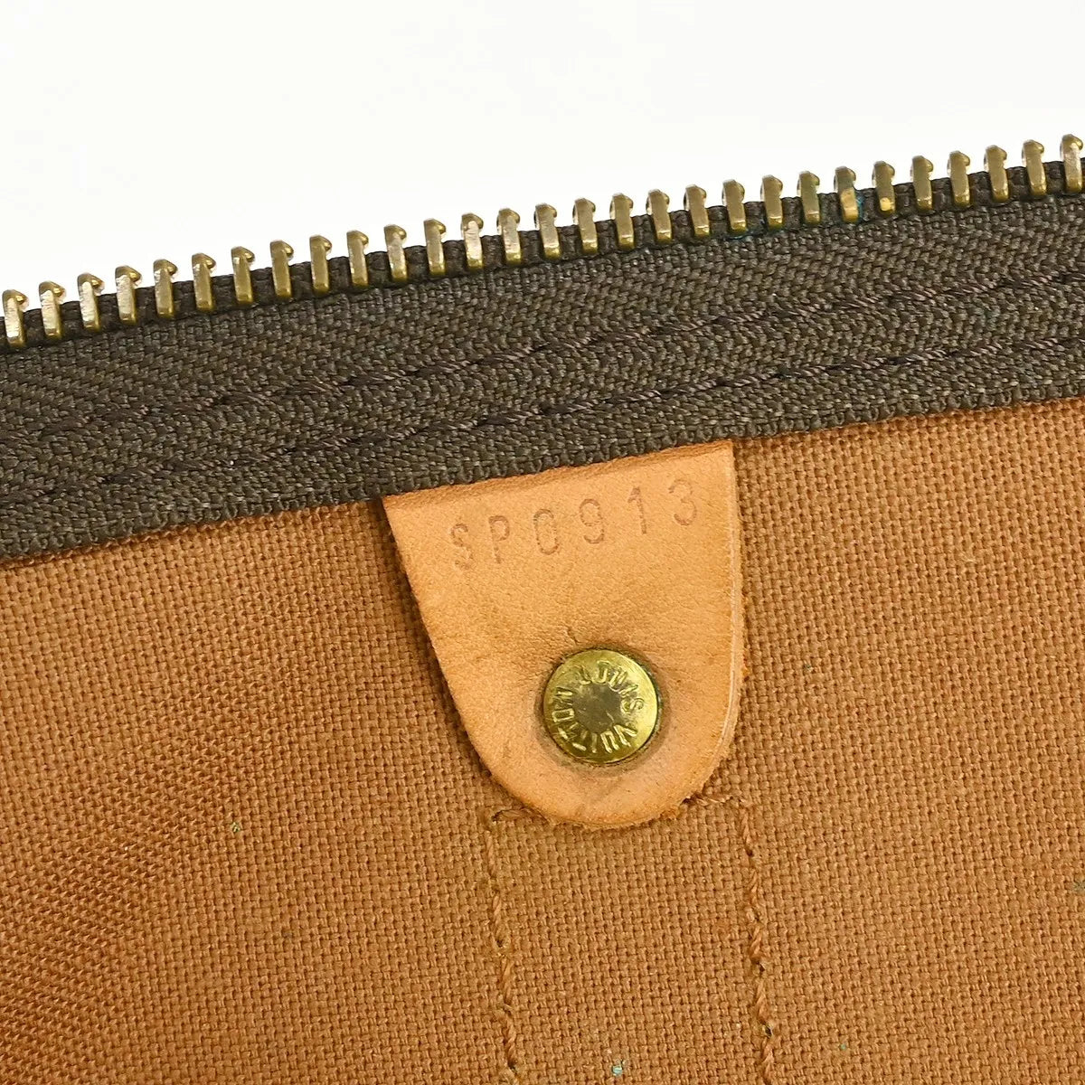 Louis Vuitton Keepall Monogram Canvas Brown Canvas Travel Bag Bag (Pre-Owned)