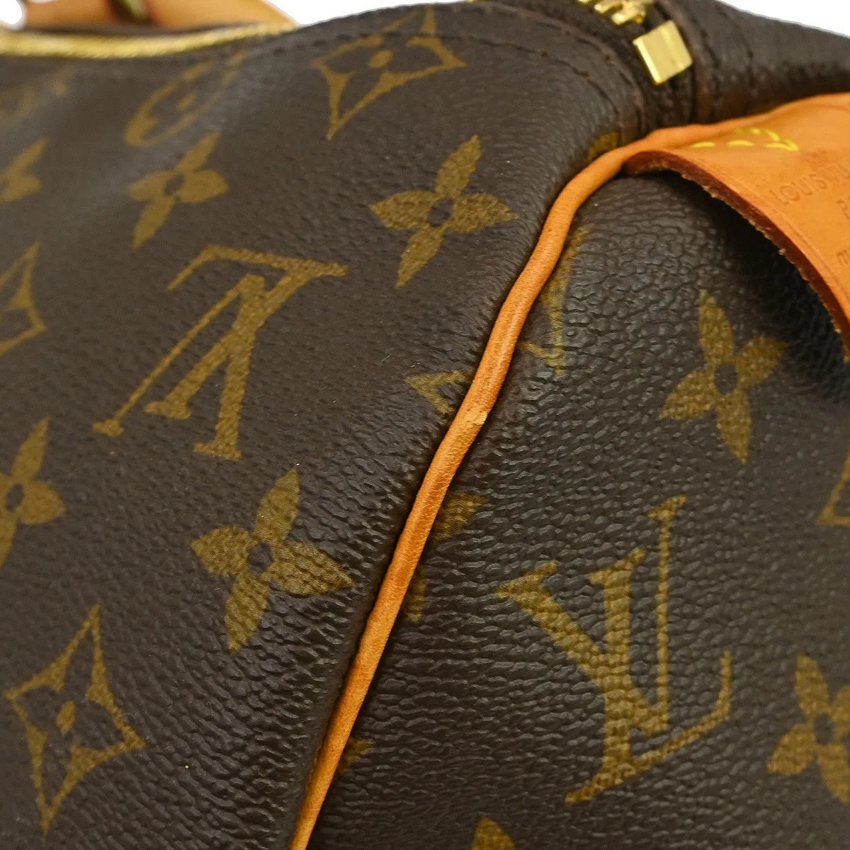 Louis Vuitton Keepall Monogram Canvas Brown Canvas Travel Bag Bag (Pre-Owned)