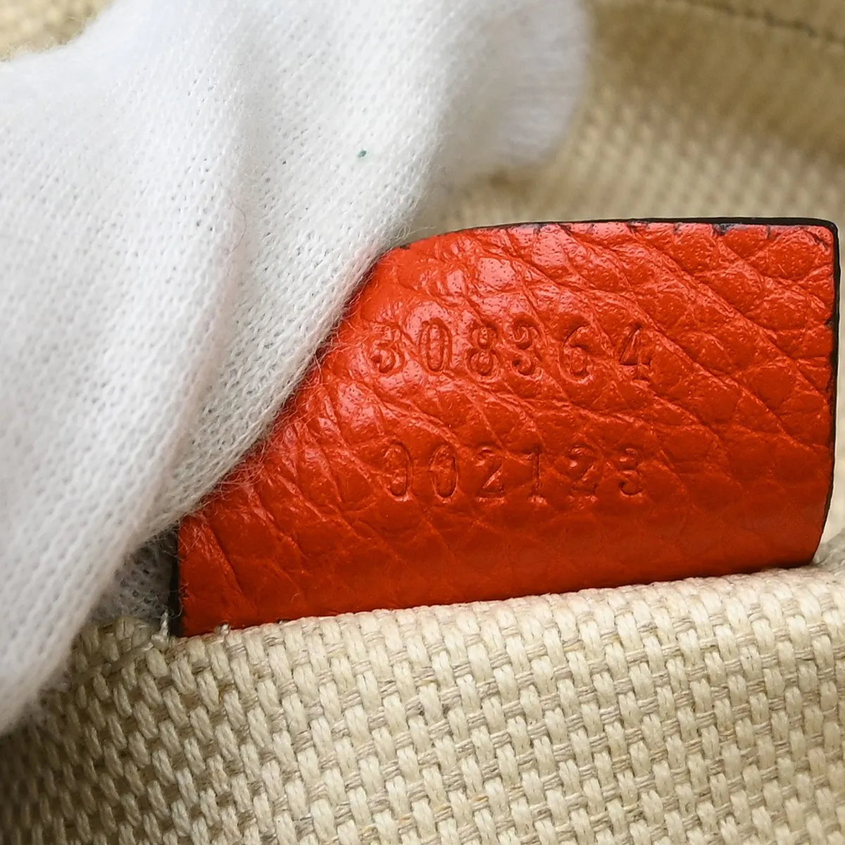 Gucci Soho Disco Leather Orange Leather Shoulder Bag Bag (Pre-Owned)