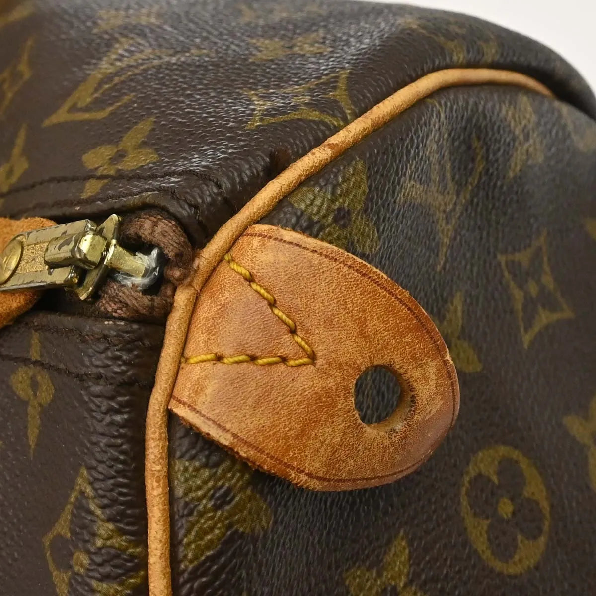 Louis Vuitton Speedy Monogram Brown Canvas Handbag (Pre-Owned)