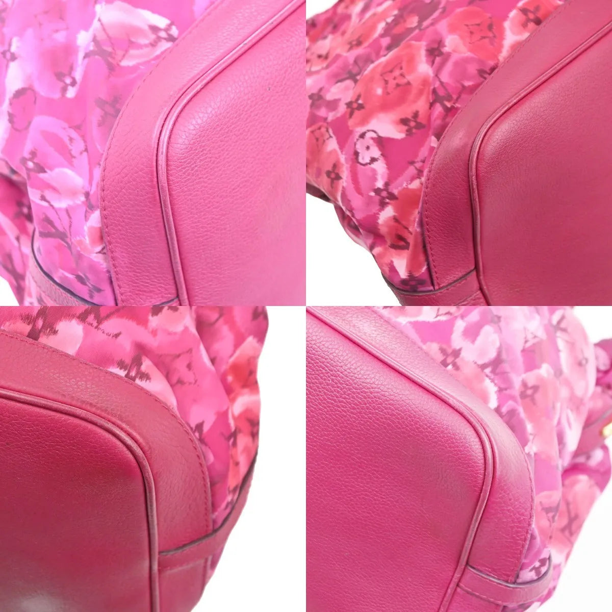 Louis Vuitton Noefull Ikat Nylon Pink Nylon Shoulder Bag Bag (Pre-Owned)