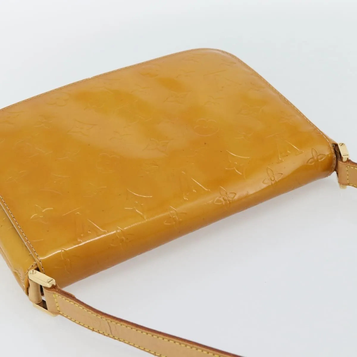 Louis Vuitton Thompson Street Monogram Vernis Yellow Patent_Leather Shoulder Bag Bag (Pre-Owned)