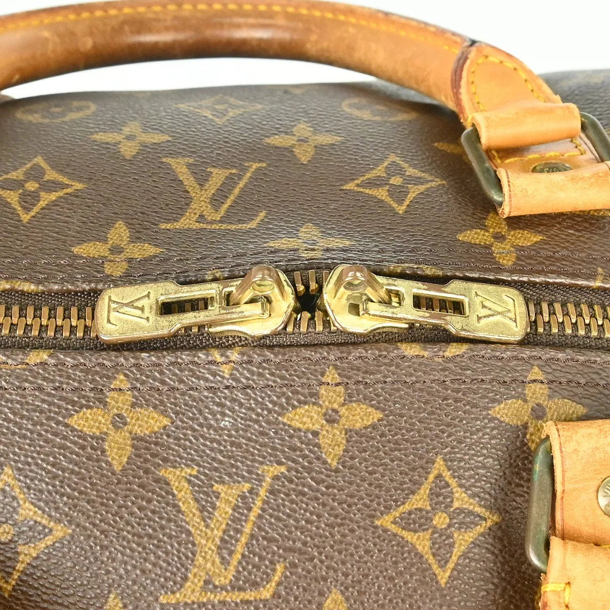 Louis Vuitton Keepall Monogram Canvas Brown Canvas Travel Bag Bag (Pre-Owned)
