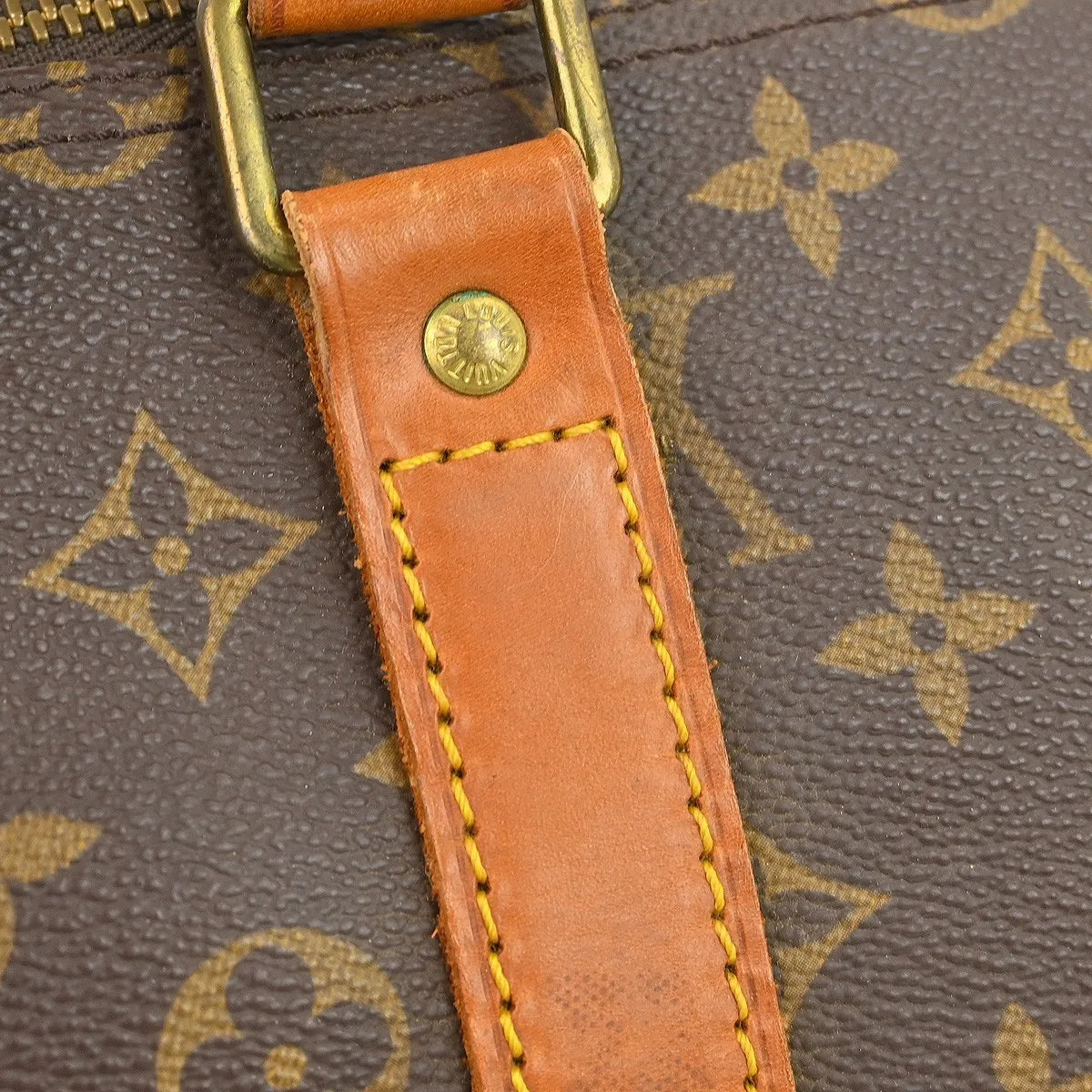 Louis Vuitton Keepall Monogram Canvas Brown Canvas Travel Bag Bag (Pre-Owned)