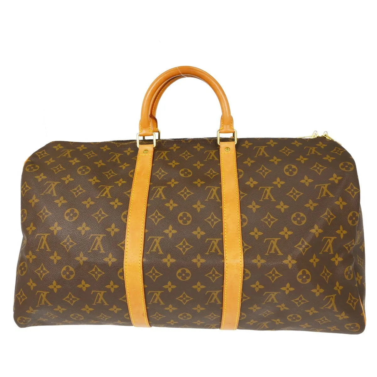 Louis Vuitton Keepall Monogram Canvas Brown Canvas Travel Bag Bag (Pre-Owned)
