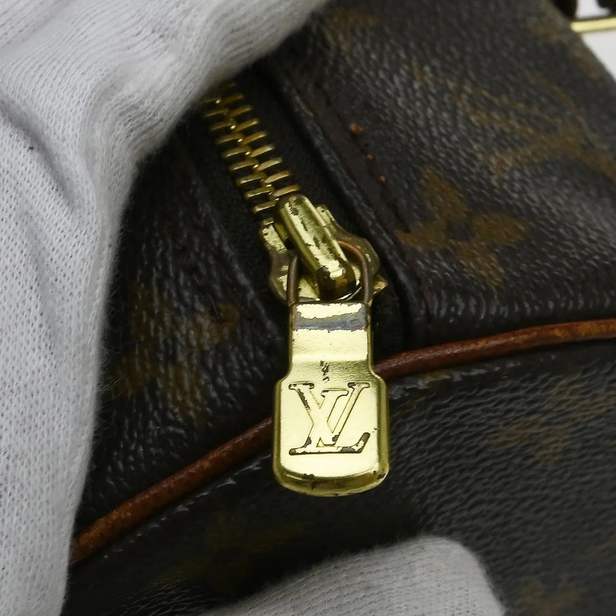 Louis Vuitton Papillon Handbag Monogram Canvas Brown Canvas Handbag (Pre-Owned)
