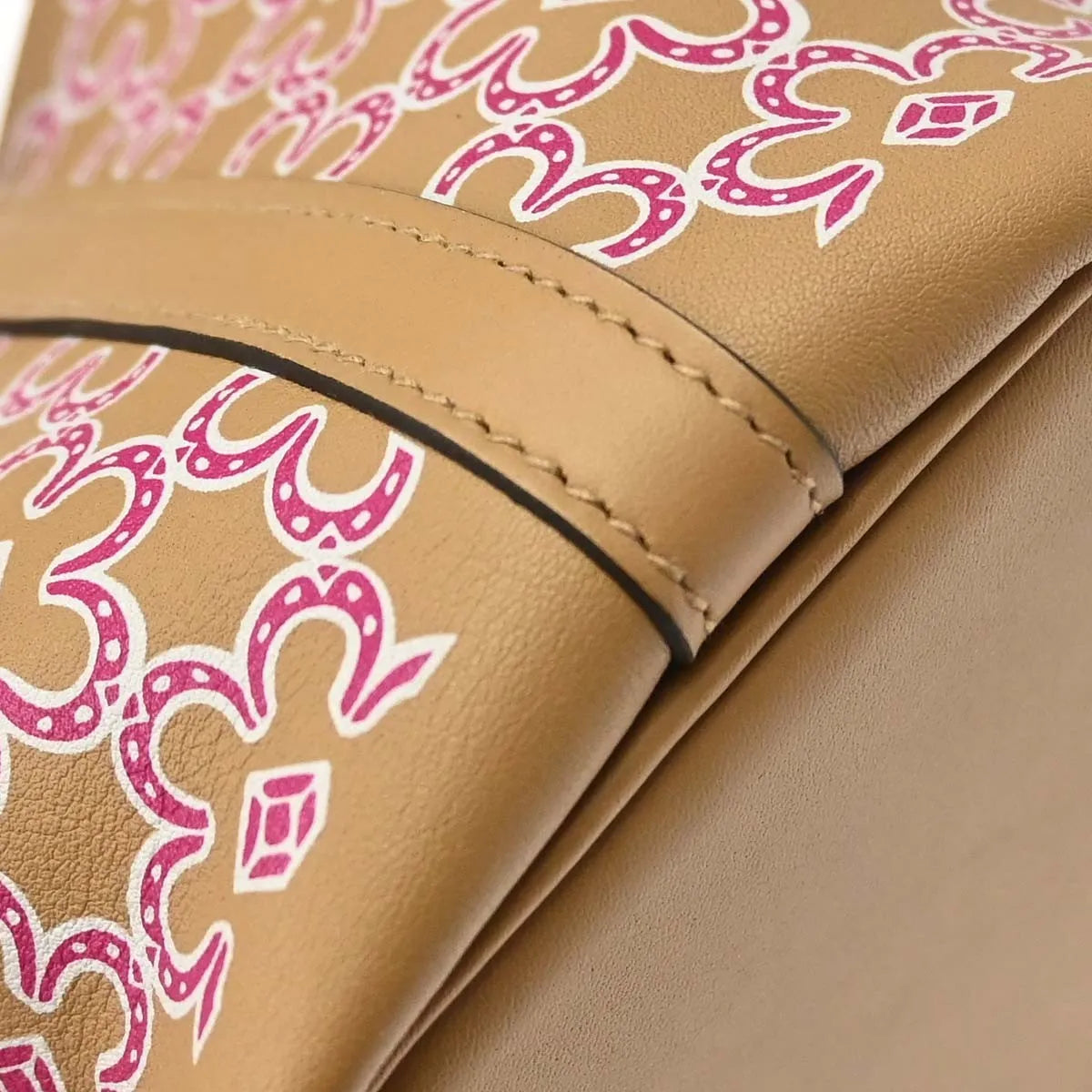 Hermes Picotin Lock Lucky Daisy Printed Swift Beige Leather Handbag (Pre-Owned)