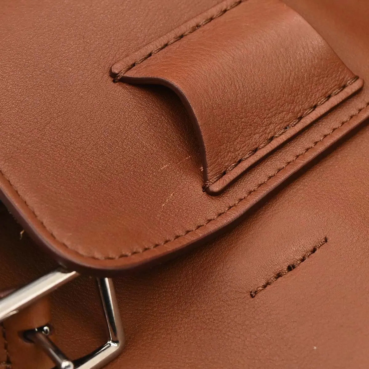 Celine Big Smooth Leather Brown Leather Handbag (Pre-Owned)