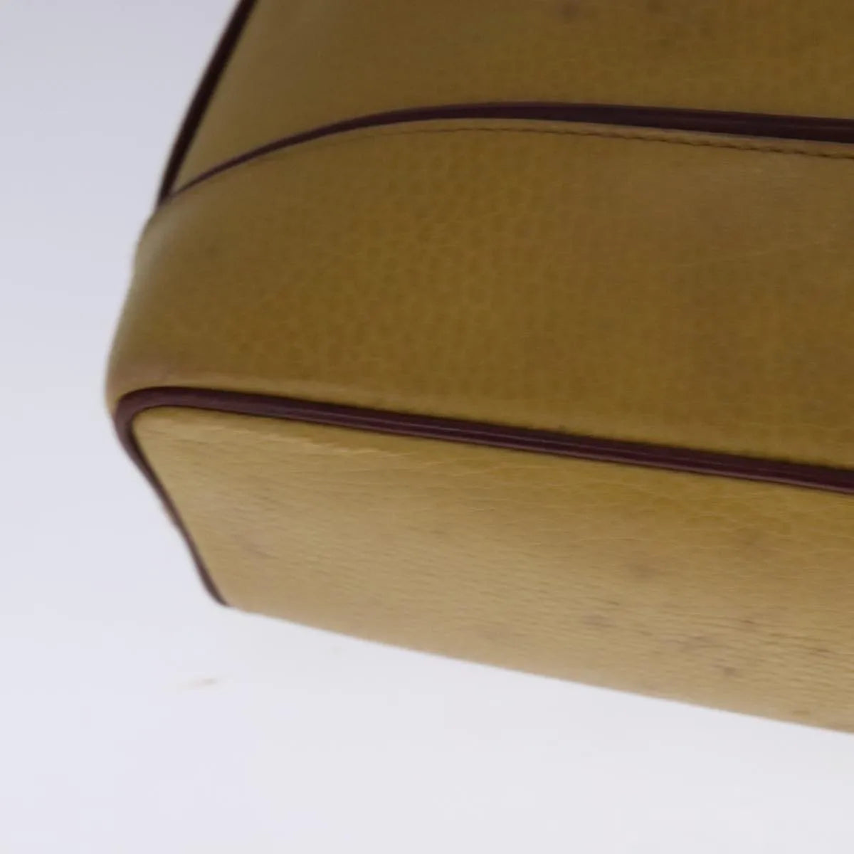 Cartier Must De Cartier Seau Leather Yellow Leather Shoulder Bag Bag (Pre-Owned)