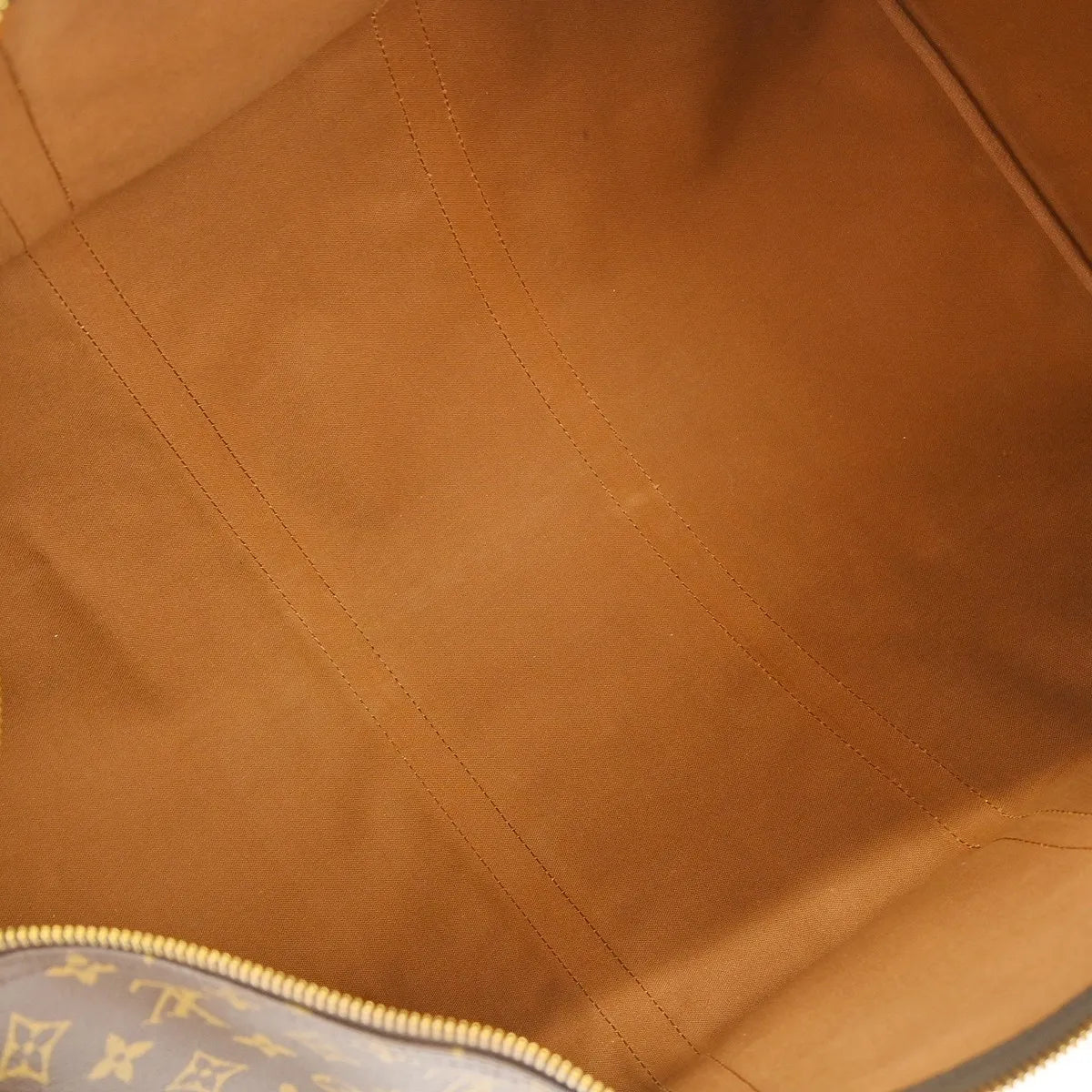 Louis Vuitton Keepall Monogram Canvas Brown Canvas Travel Bag Bag (Pre-Owned)