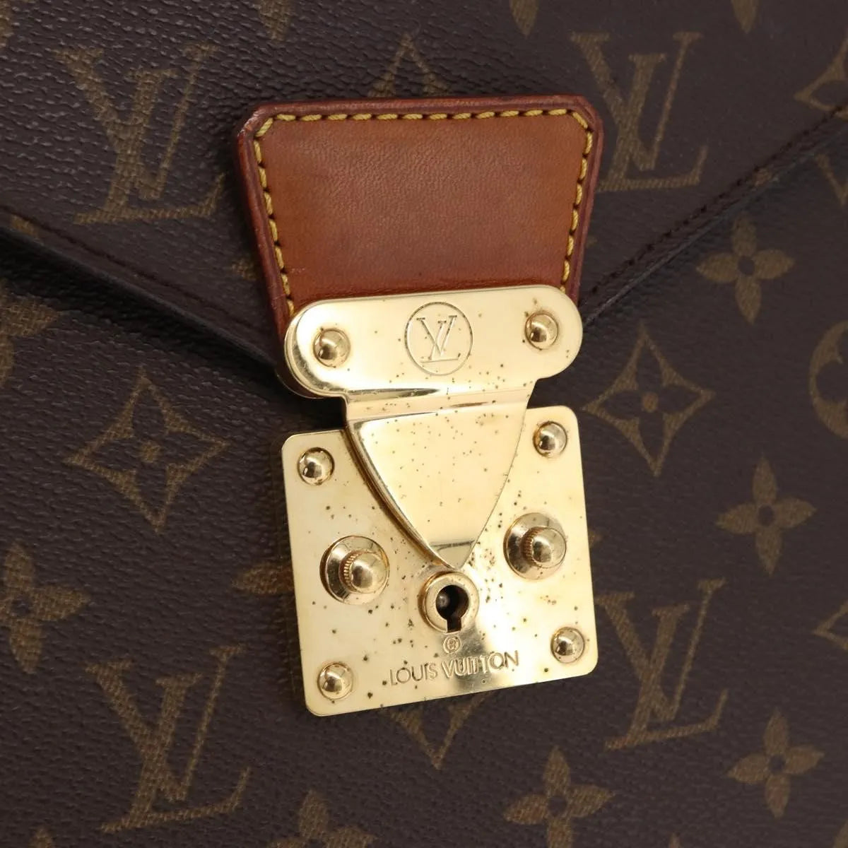 Louis Vuitton Serviette Conseiller Monogram Canvas Brown Canvas Briefcase Bag (Pre-Owned)