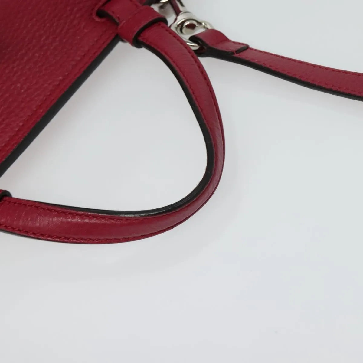 Gucci Bamboo Daily Top Handle Leather Pink Leather Shoulder Bag Bag (Pre-Owned)