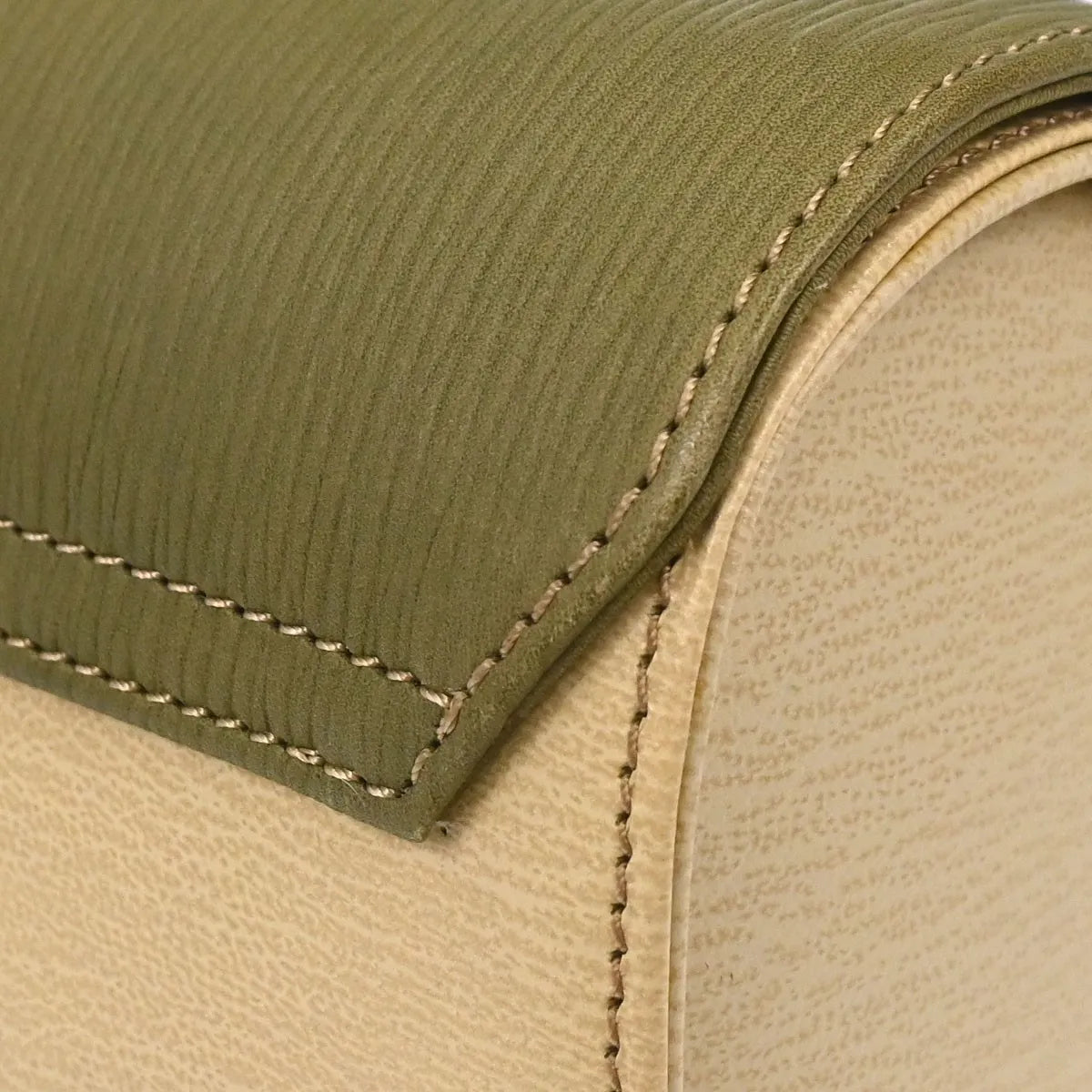 Loewe Vintage Velazquez Top Handle Leather Beige Leather Handbag (Pre-Owned)