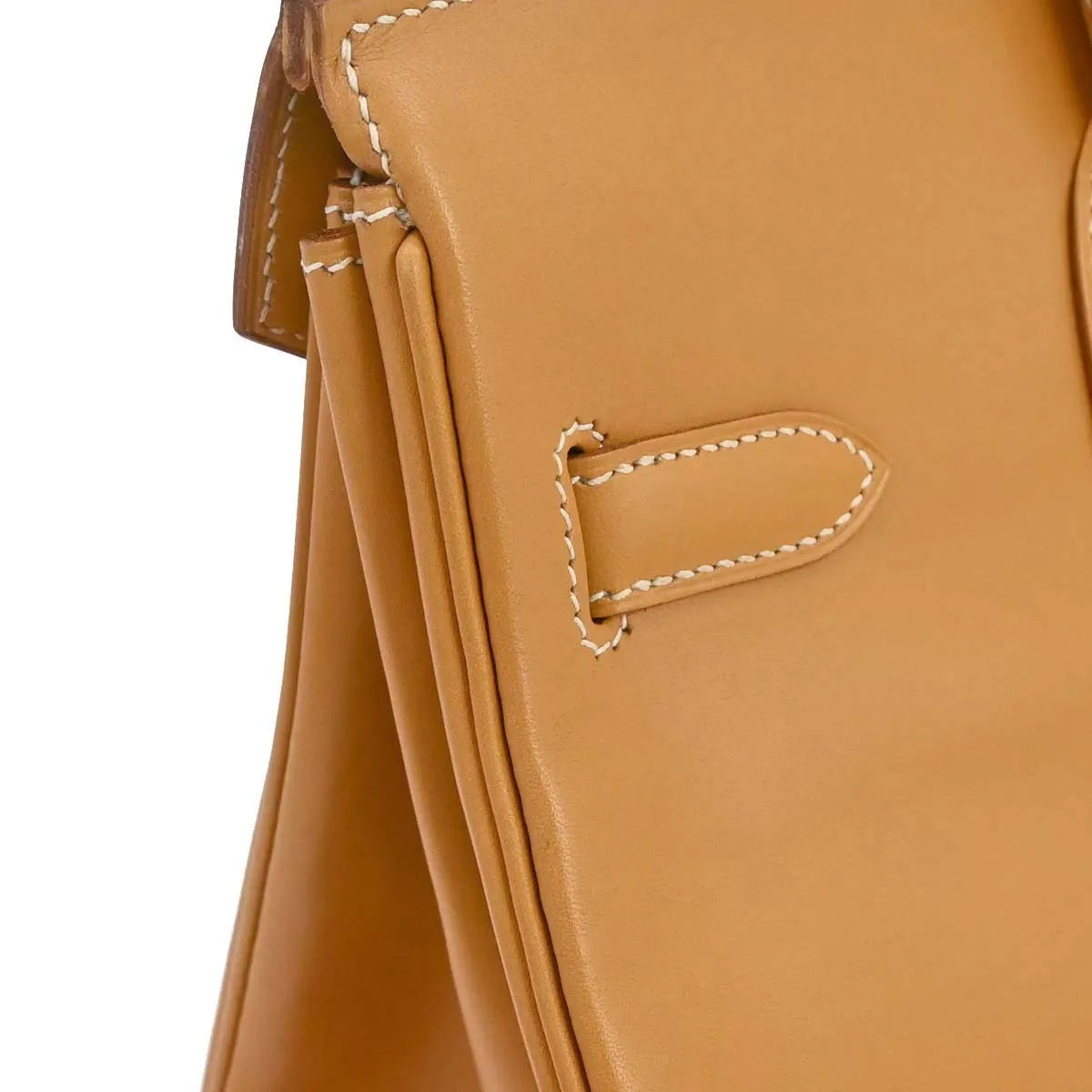 Hermes Hac Birkin Bag Brown Vache Natural With Gold Hardware Neutral Leather Handbag (Pre-Owned)