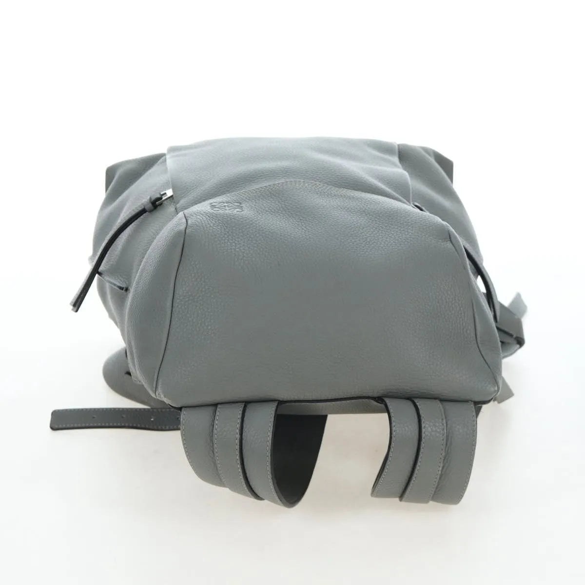 Loewe T Backpack Leather Gray Leather Backpack Bag (Pre-Owned)