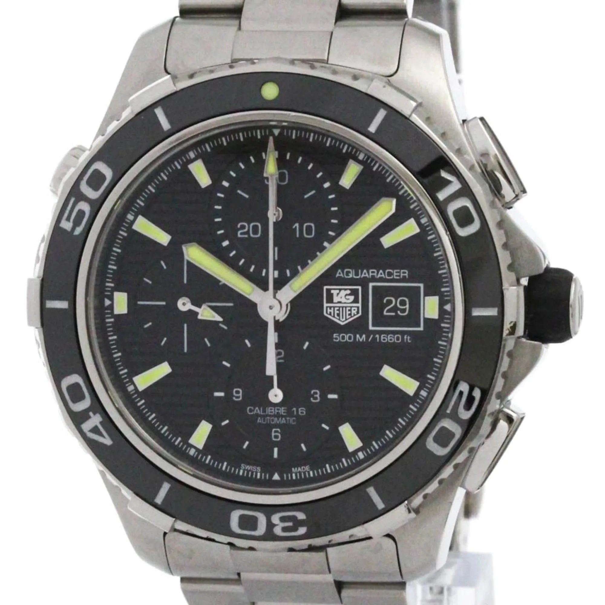 Tag Heuer Aquaracer 500M Chronograph Automatic Stainless Steel Watch (Pre-Owned)