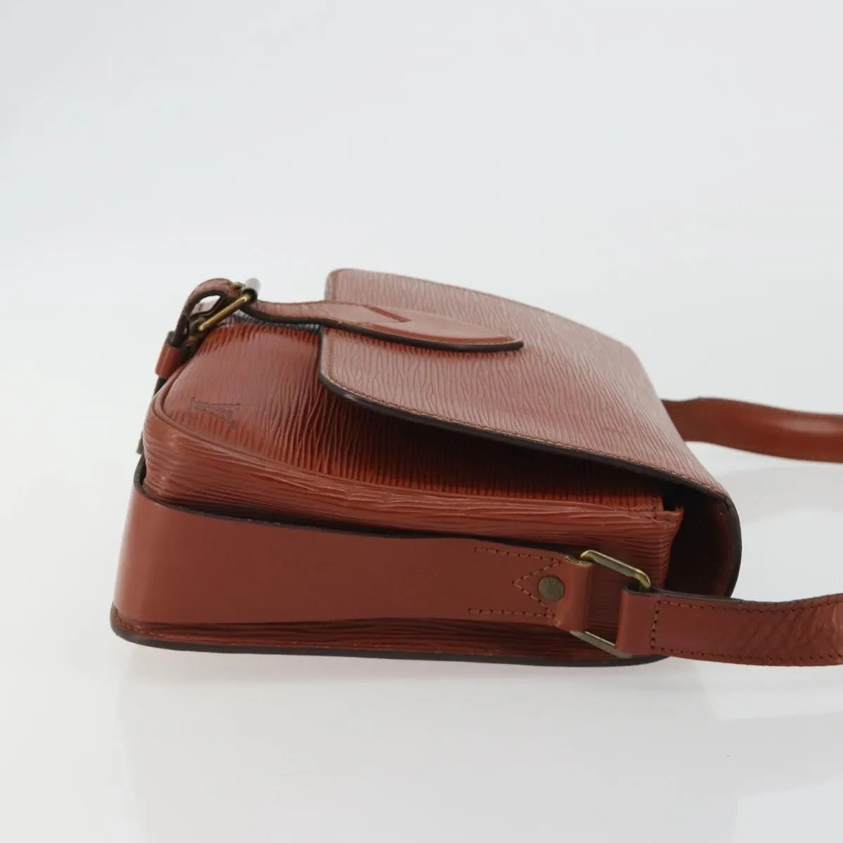 Louis Vuitton Cartouchiere Epi Leather Brown Leather Shoulder Bag Bag (Pre-Owned)