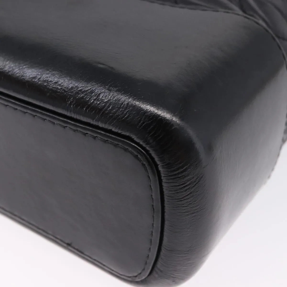 Chanel Gabrielle Hobo Quilted Aged Calfskin Black Leather Shoulder Bag Bag (Pre-Owned)