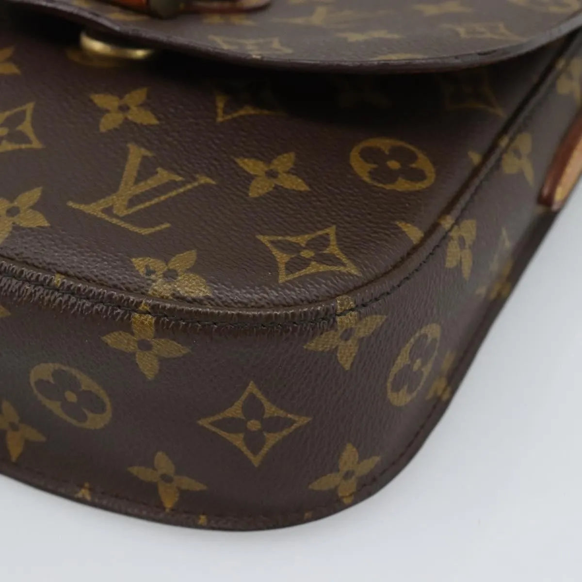 Louis Vuitton Saint Cloud Monogram Canvas Brown Canvas Shoulder Bag Bag (Pre-Owned)