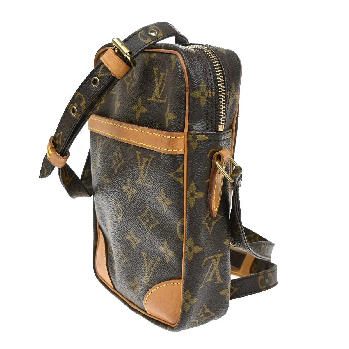 Louis Vuitton Danube Monogram Canvas Brown Canvas Shoulder Bag Bag (Pre-Owned)