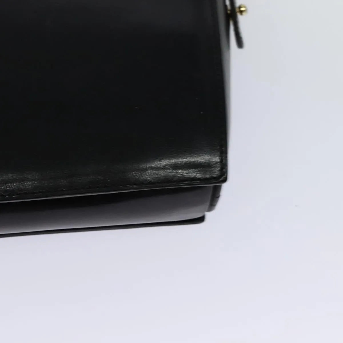 Celine Vintage Leather Black Leather Shoulder Bag Bag (Pre-Owned)