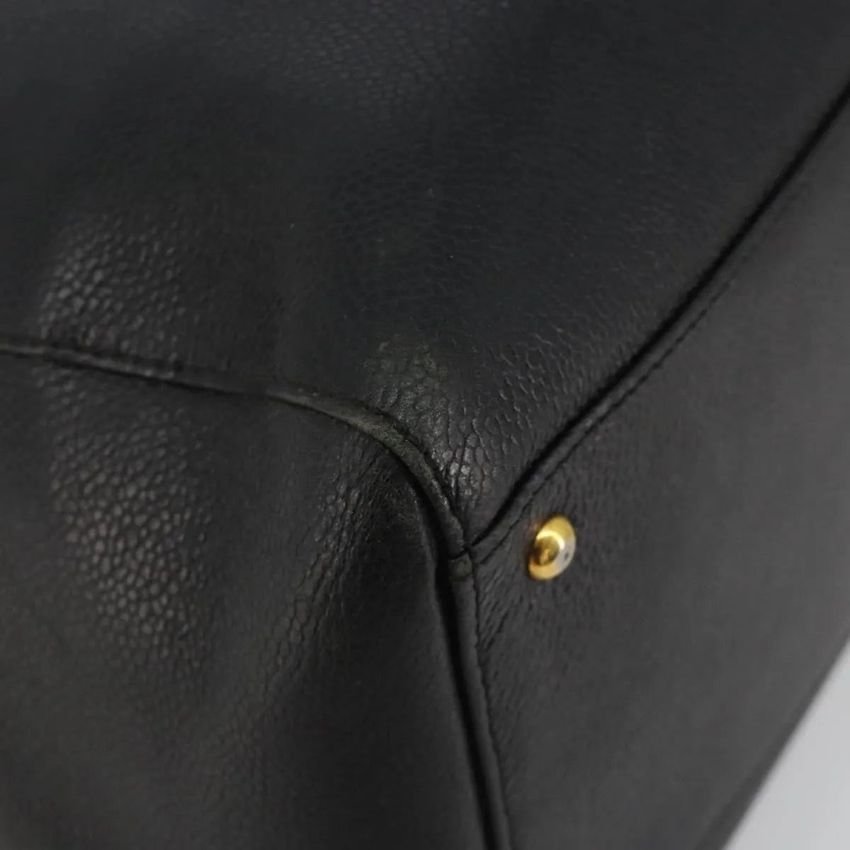 Chanel Vintage Timeless Zip Caviar Black Calfskin Shoulder Bag Bag (Pre-Owned)