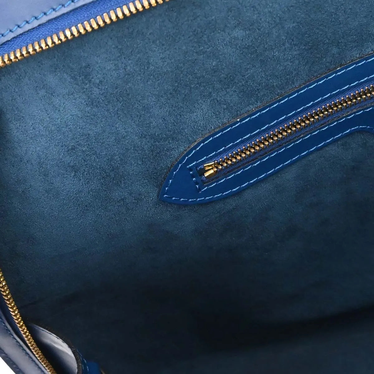 Louis Vuitton Lussac Epi Leather Blue Leather Shoulder Bag Bag (Pre-Owned)