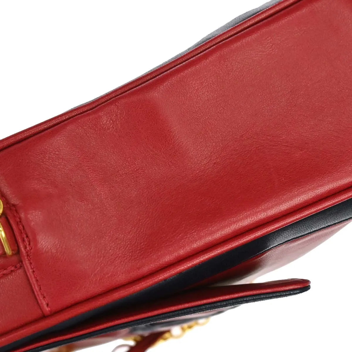 Chanel Vintage Camera Tassel Lambskin Red Leather Shoulder Bag Bag (Pre-Owned)
