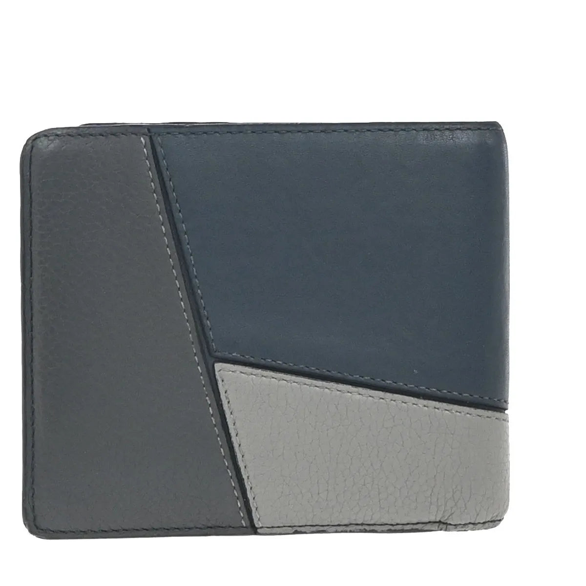 Loewe Puzzle Stitches Bifold Wallet Leather Multicolour Leather Wallets Accessory (Pre-Owned)