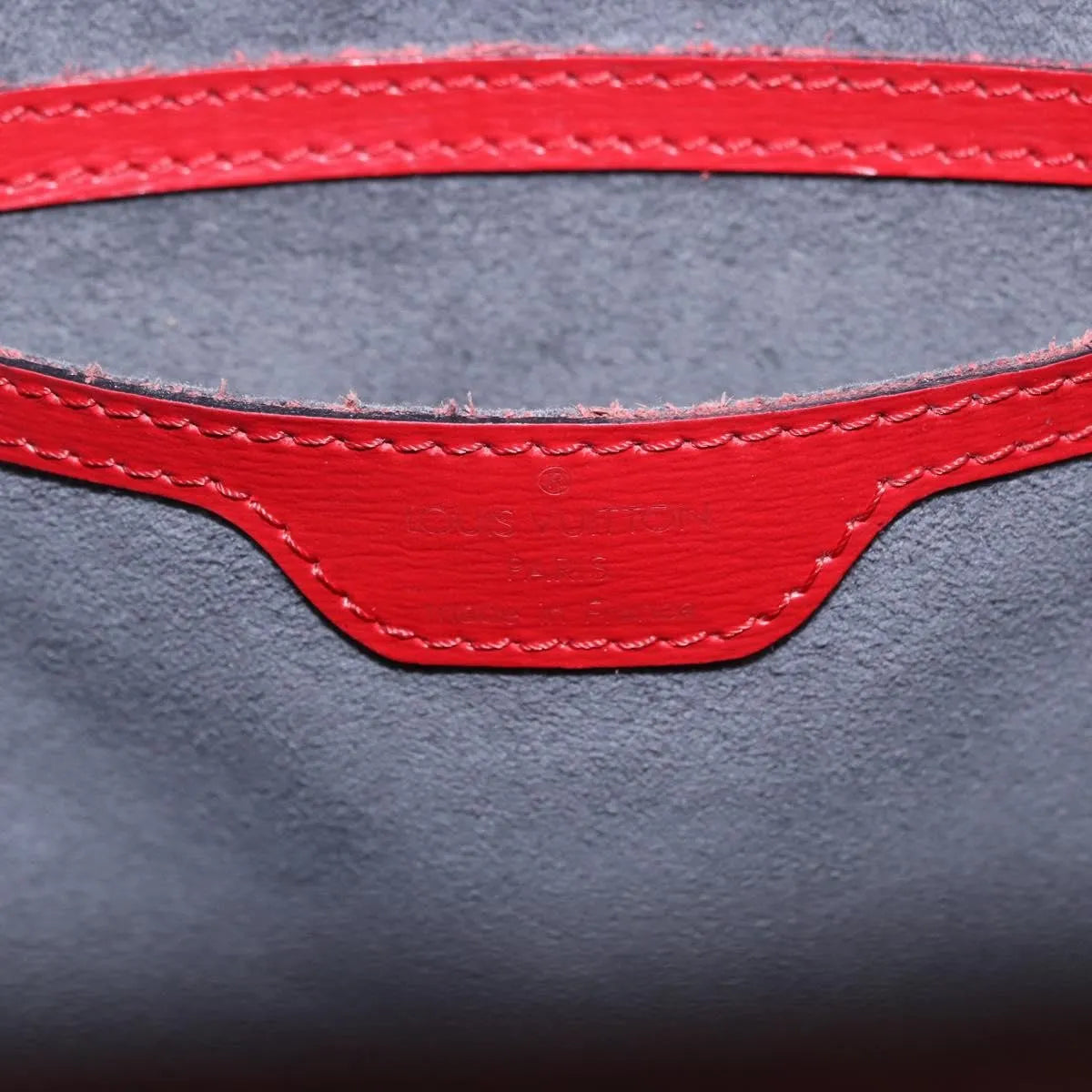 Louis Vuitton Saint Jacques Epi Red Leather Handbag (Pre-Owned)