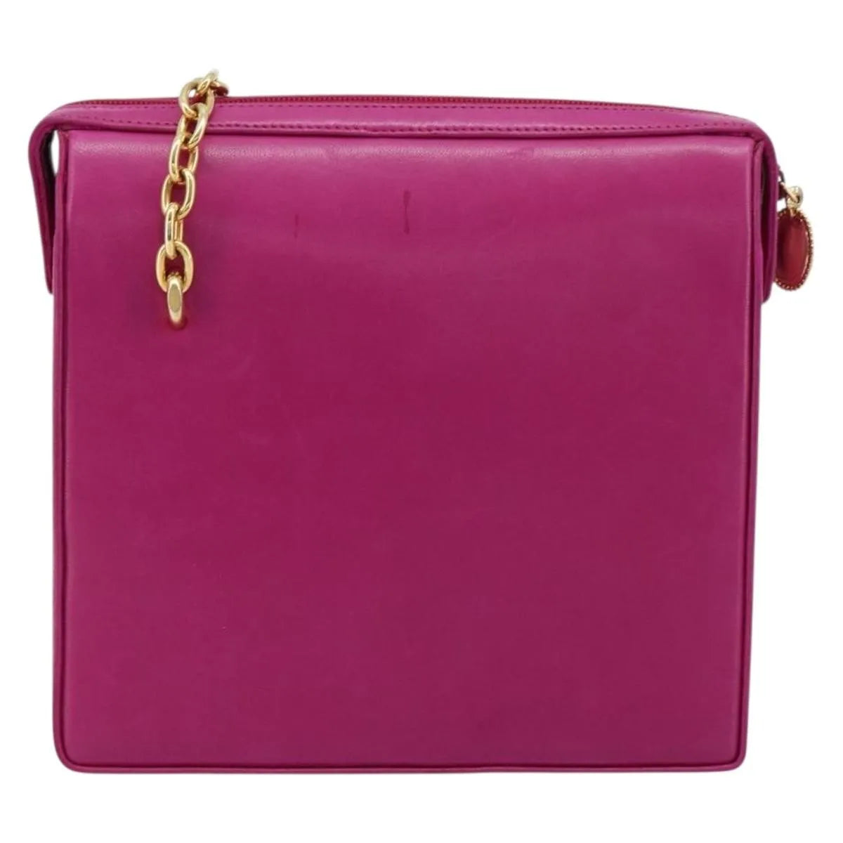 Christian Dior Chain Pink Leather Shoulder Bag Bag (Pre-Owned)