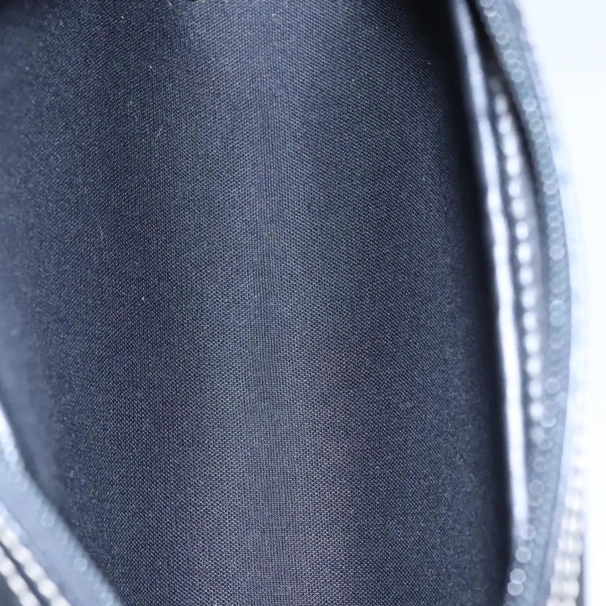 Christian Dior Vintage Honeycomb Zip Coated Canvas Black Canvas Clutche & Pouche Bag (Pre-Owned)