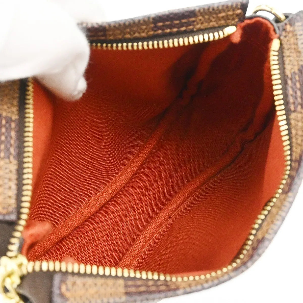 Louis Vuitton Trousse Make Up Damier Brown Canvas Clutche & Pouche Bag (Pre-Owned)