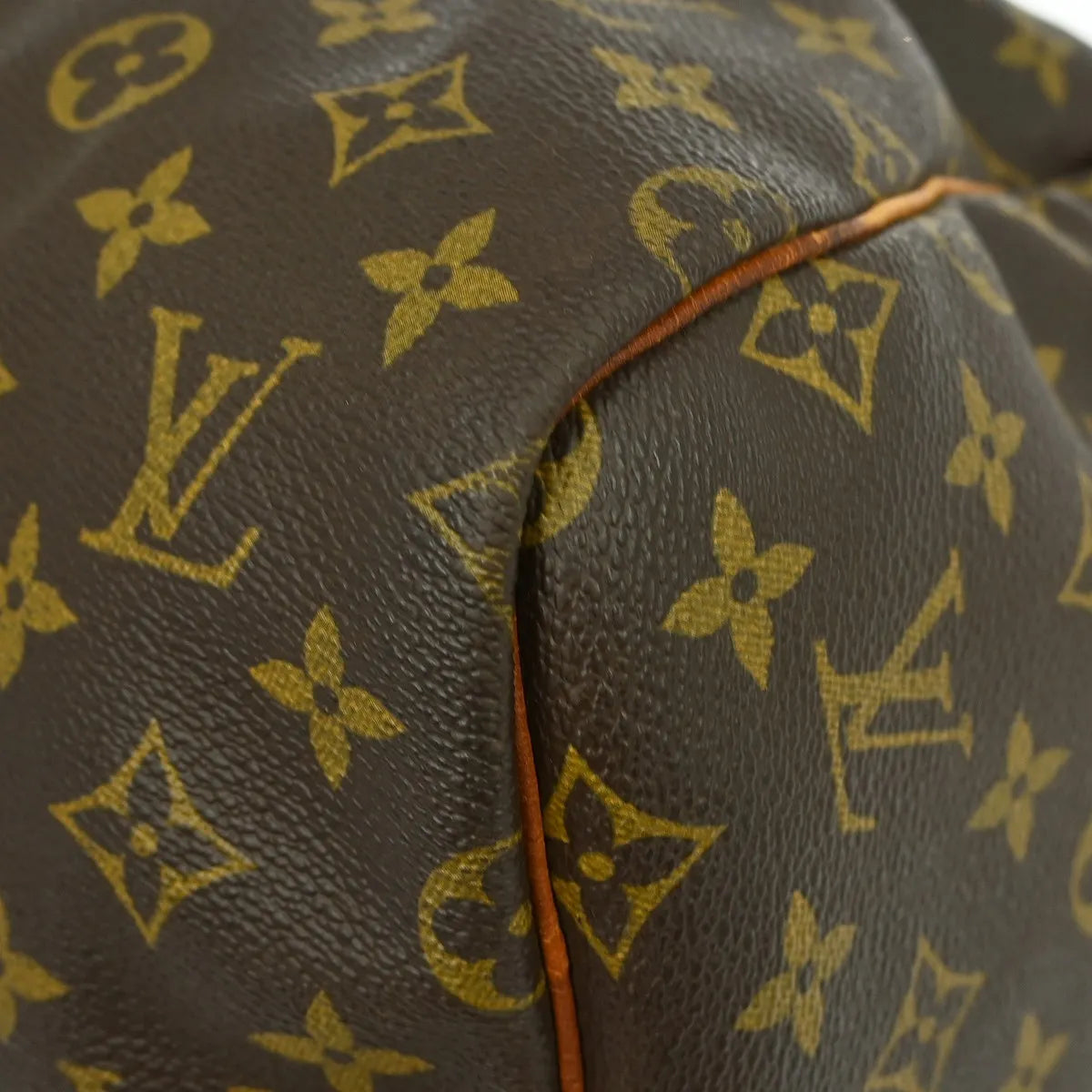 Louis Vuitton Keepall Monogram Canvas Brown Canvas Travel Bag Bag (Pre-Owned)