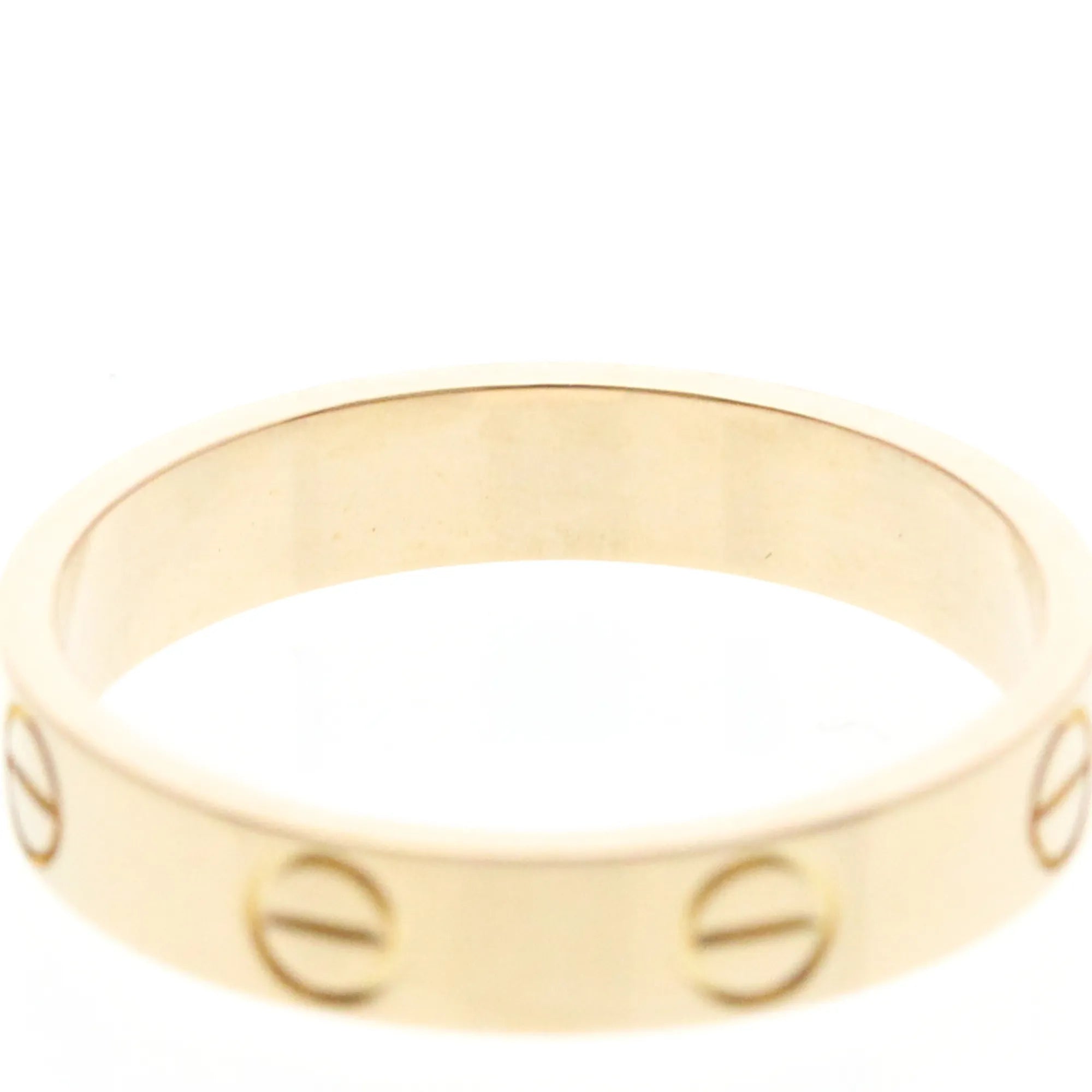 Cartier Love Wedding Band 18K Rose Gold Gold Pink_Gold Ring Jewelry (Pre-Owned)