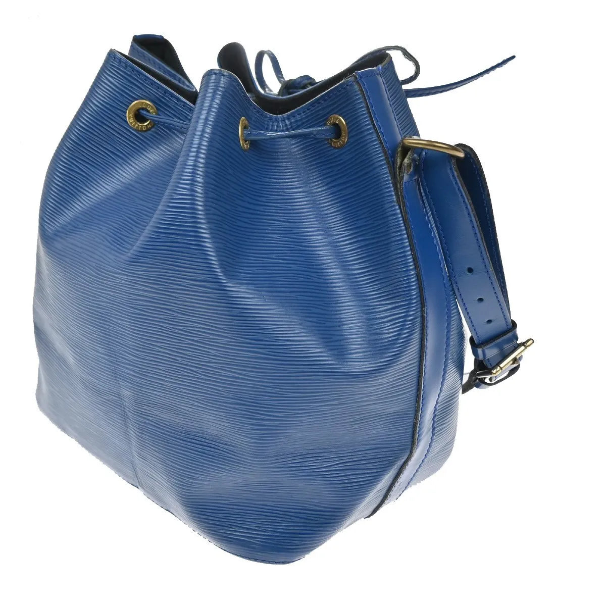 Louis Vuitton Petit Noe Epi Leather Blue Leather Shoulder Bag Bag (Pre-Owned)