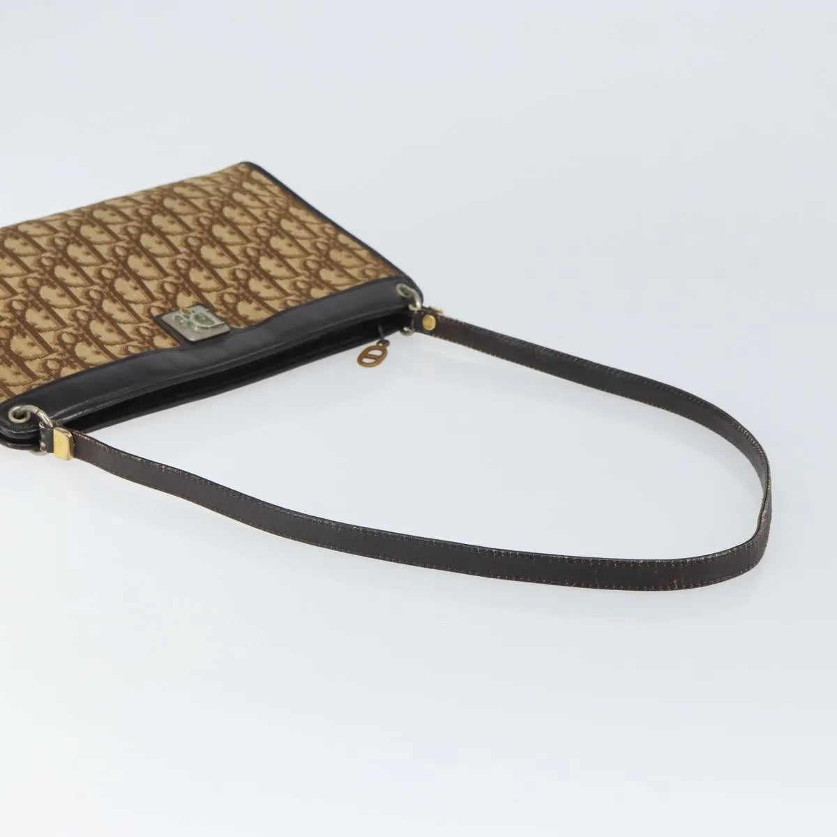 Christian Dior Vintage Trotter Canvas Brown Canvas Shoulder Bag Bag (Pre-Owned)