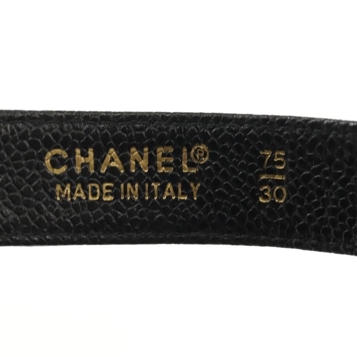 Chanel Vintage Timeless Belt Bag Caviar Black Leather Clutche & Pouche Bag (Pre-Owned)
