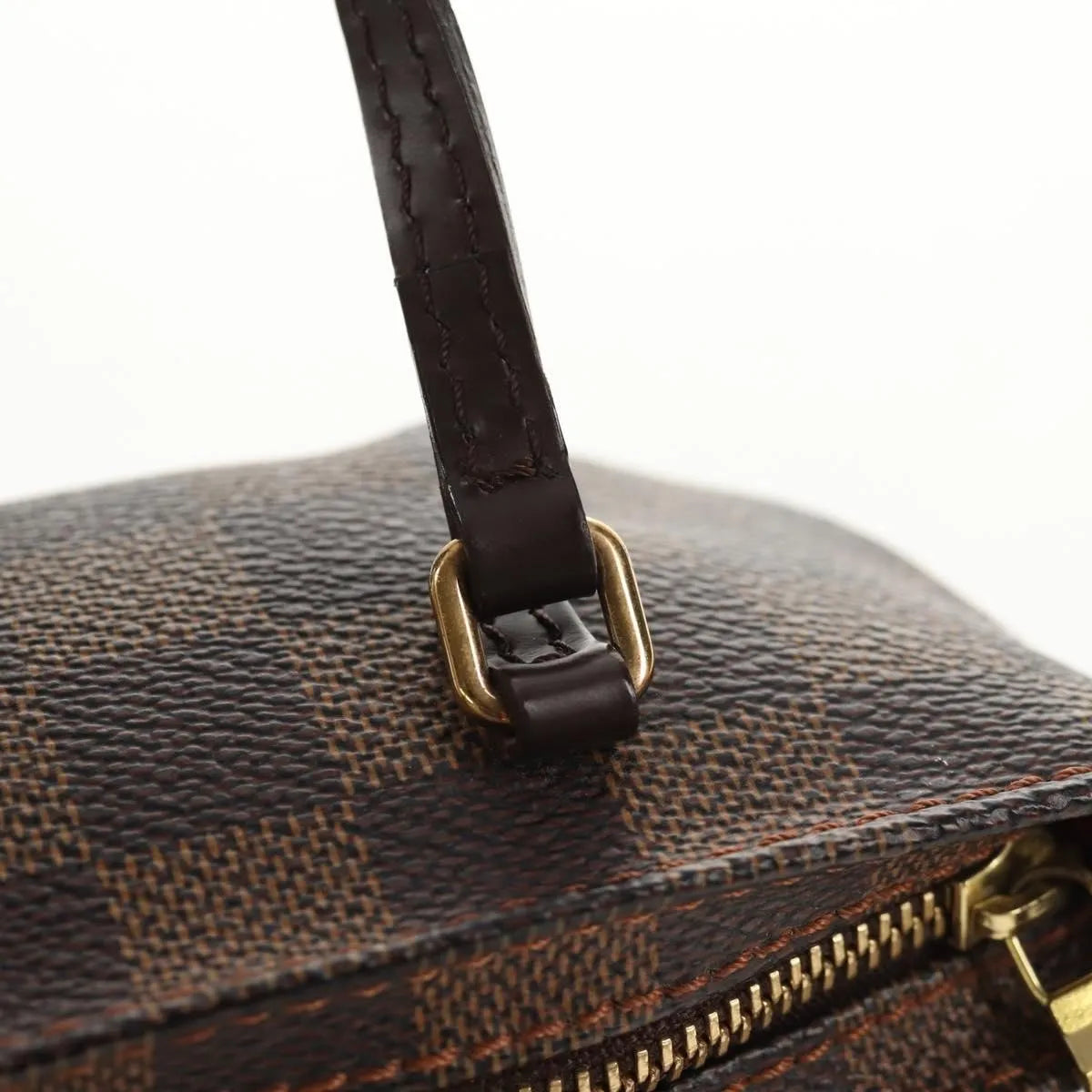 Louis Vuitton Manosque Pochette Damier Brown Canvas Clutche & Pouche Bag (Pre-Owned)