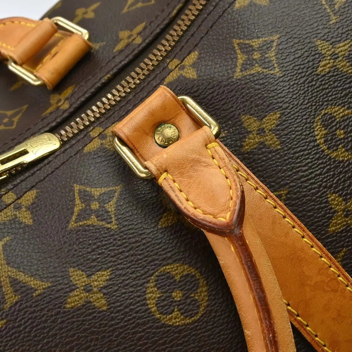 Louis Vuitton Keepall Monogram Canvas Brown Canvas Travel Bag Bag (Pre-Owned)