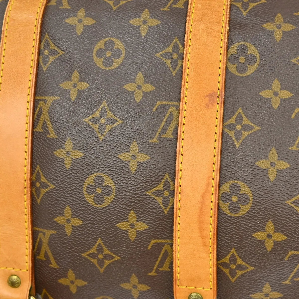 Louis Vuitton Keepall Monogram Canvas Brown Canvas Travel Bag Bag (Pre-Owned)